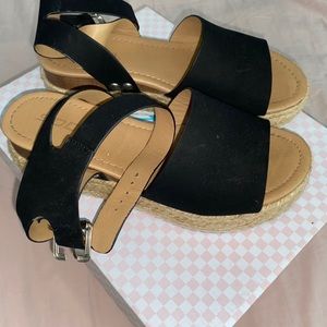 Platform sandals!